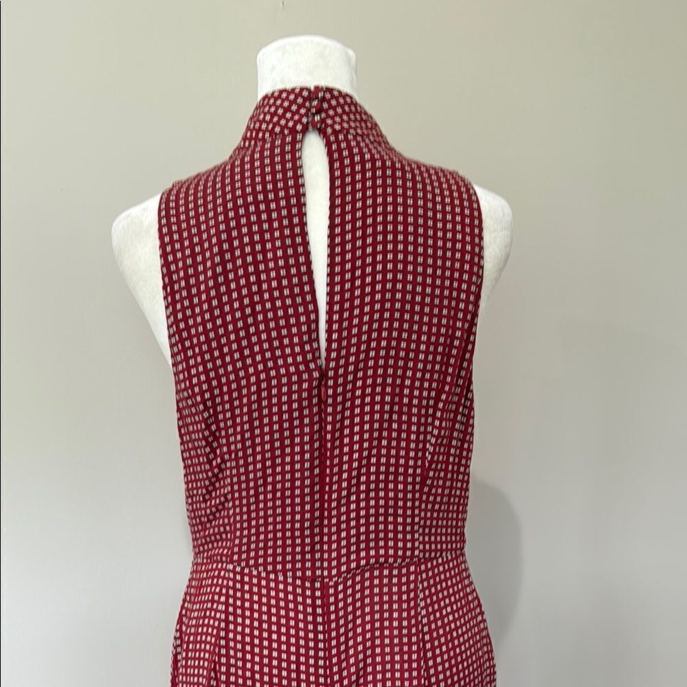 Maeve Anthropologie Farida Jumpsuit Flared Halter Neck Size 6 - Picture 4 of 8